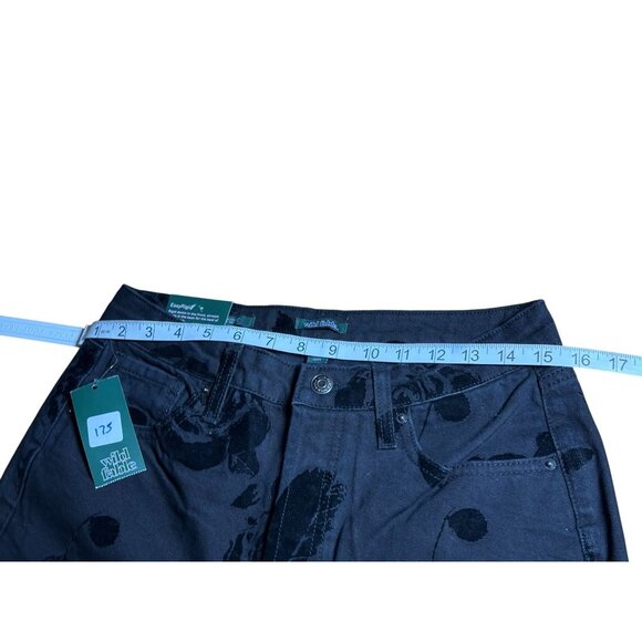 Wild Fable Womens High-Rise Straight Jeans Floral Print Size 8 / 32" Inseam - Picture 5 of 11